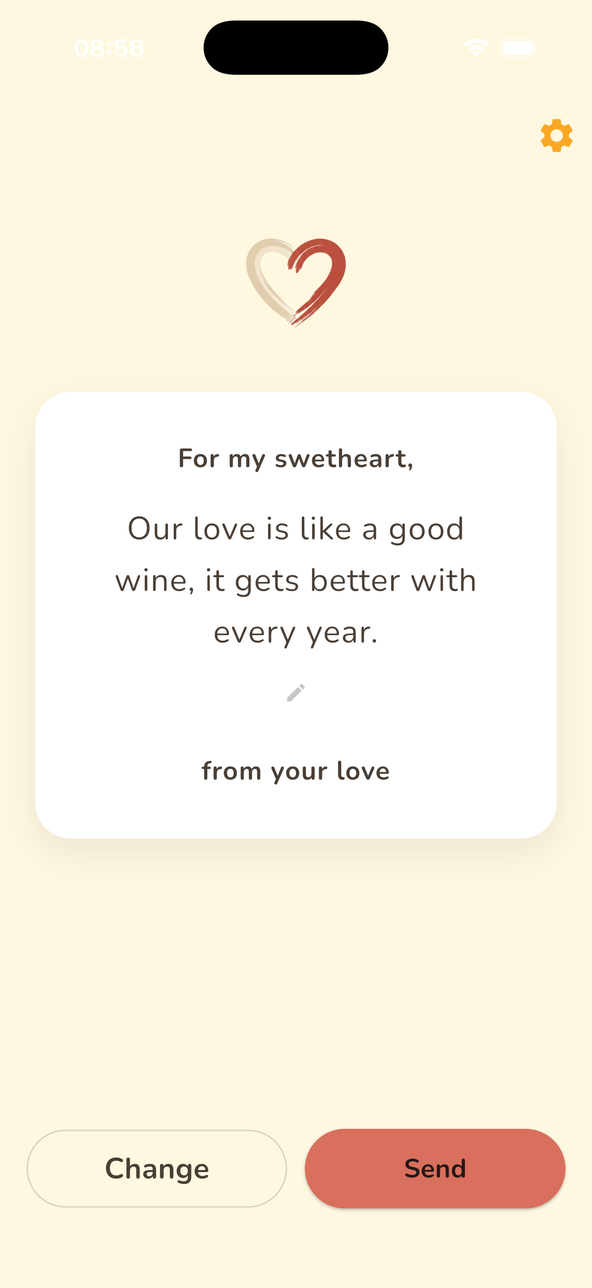 Daily Love App preview 2