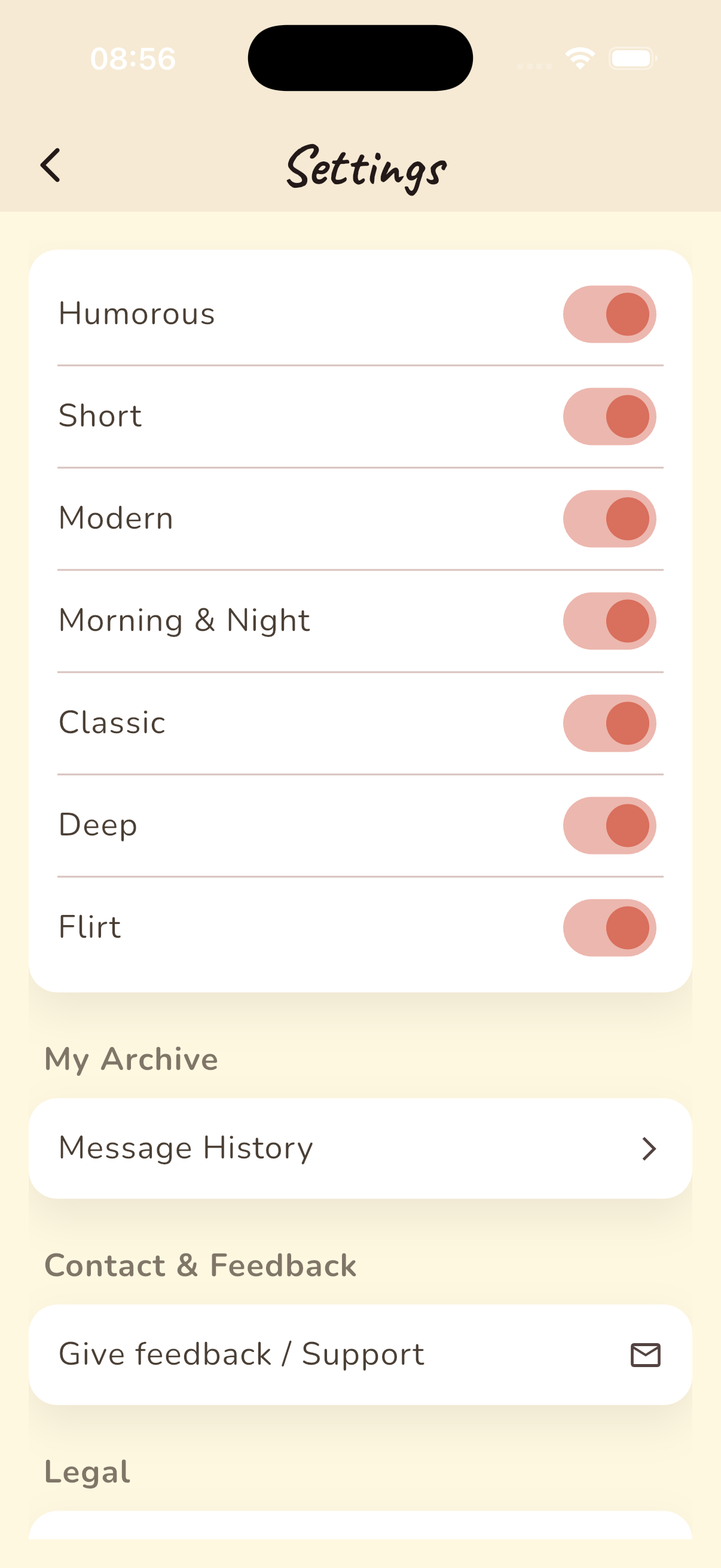 Daily Love App preview 3