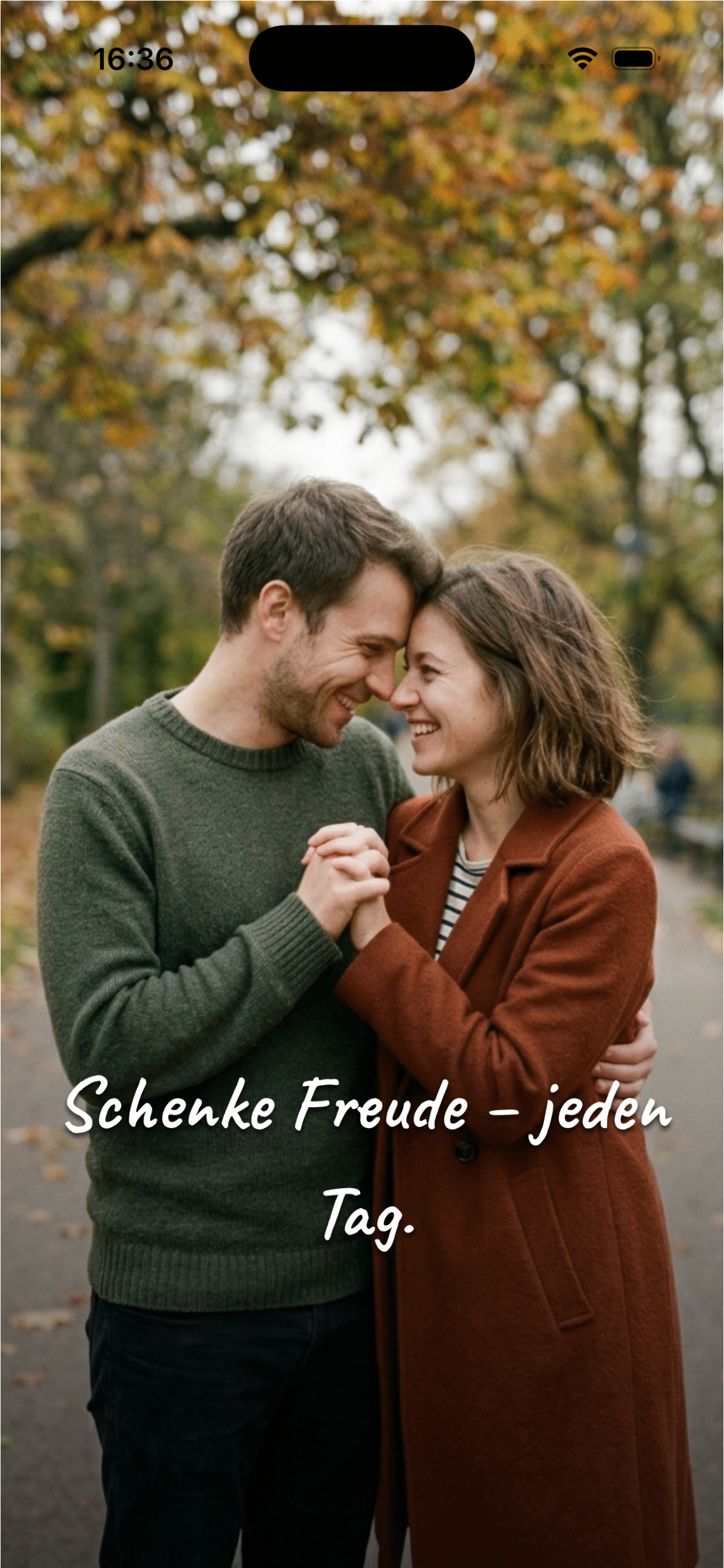 Daily Love App - Willkommen
