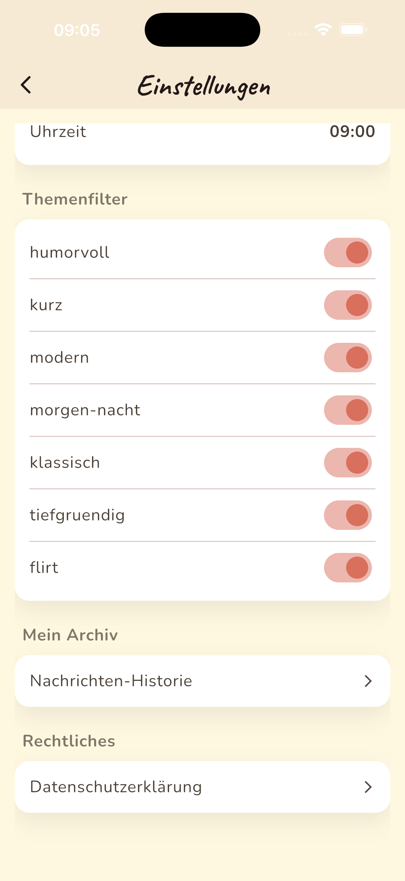 Daily Love App Vorschau 4